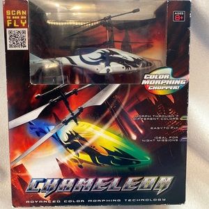 Chameleon Color Morphing Chopper EB Brands Wireless Control Helicopter Toy